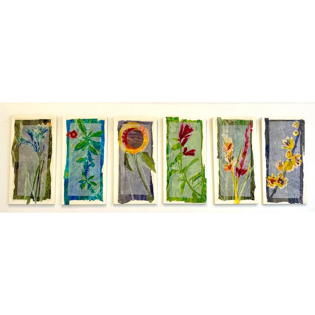 Maria Donata Papadia, Sun, Mixed Media Paper Collage For Sale - Image 11 of 12