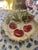 Up for consideration is a beautiful vintage ceramic Italian ceramic cherry dish with handle and gold rim. This would look...
