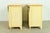 Baker Furniture Style French Regency Louis XVI Chinoiserie Cream Lacquered Dresser Chests, Pair For Sale - Image 9 of 11