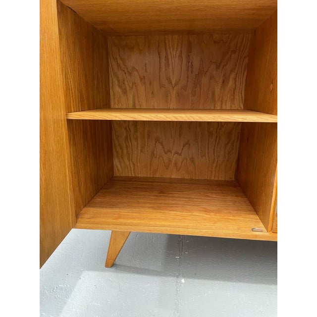 U-450 Oak Cabinet by Jiří Jiroutek for Interior Prague, Czechoslovakia, 1960s For Sale - Image 11 of 18