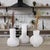 White Herring Bulbous Abstract Vase- Medium For Sale - Image 8 of 10