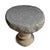 Contemporary Outdoor Vintage Stacked River Rock Stool Side Table For Sale - Image 3 of 8