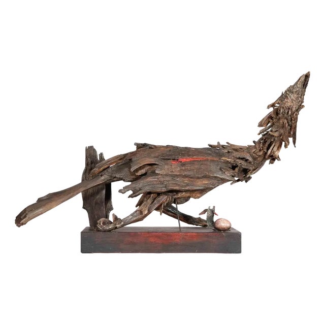 Lorenzo Serval, Wounded Namure, 2000, Wooden Sculpture For Sale