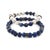 Inner Power Lapis & Howlite Men’s Beaded Bracelet Set For Sale In Miami - Image 6 of 6