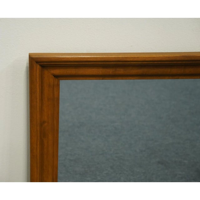 Ethan Allen Ethan Allen Classic Manor Solid Maple 55" Dresser / Wall Mirror 15-5210 For Sale - Image 4 of 8