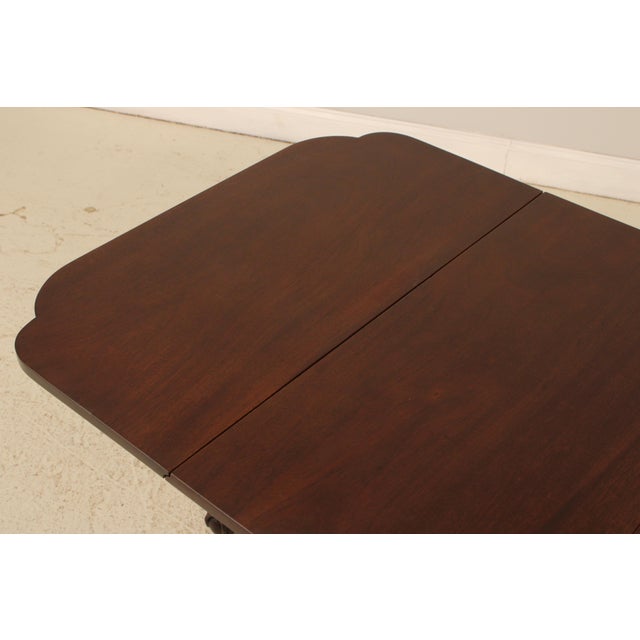 Biggs Thomas Jefferson Ball & Claw Mahogany Table For Sale - Image 10 of 13