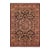 Shabby Chic Medallion 1990's Pak-Persian Black/Gold Wool Rug - 5'11'' X 9'1'' For Sale