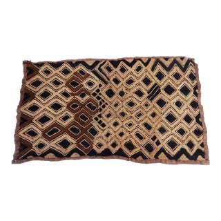 African Kuba Kasai Velvet Raffia Textile Zaire For Sale