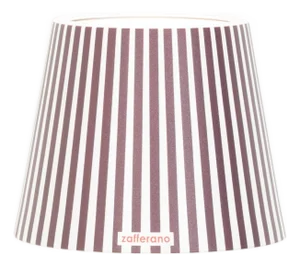 Poldina Metal Graphic Shade - Brown Stripes
