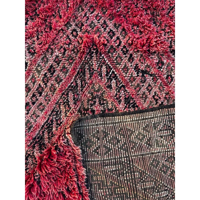 Moroccan Berber Rug, 1990 For Sale - Image 10 of 11