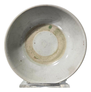 Rare 17thC Ming Dynasty Wanli Swatow Porcelain Bowl 15cm Rim Chip