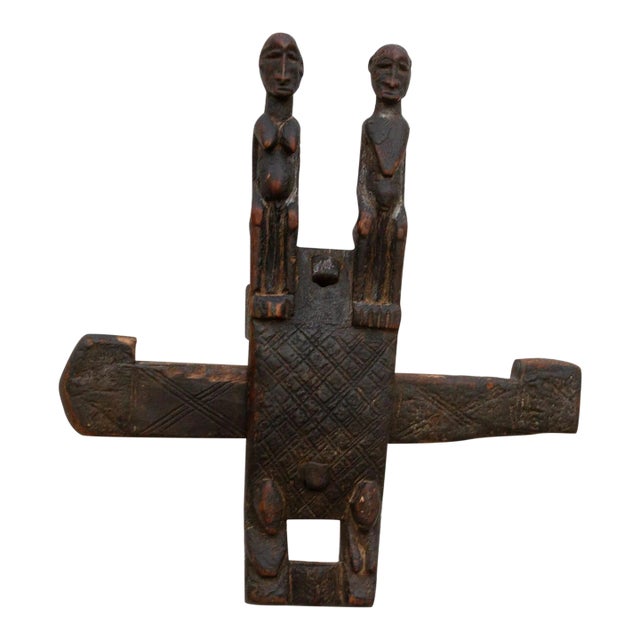 Baule Spirit Guardians Antique Door Lock For Sale