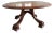 Therien French Provincial Volute Walnut Dining Table For Sale