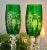 Traditional Late 20th Century Ajka Marsala Green Champagne Flutes Toasting Glasses - A Pair For Sale - Image 3 of 8