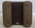 Mackenzie Childs Scrolled Base Woven Wicker Stool For Sale - Image 10 of 11