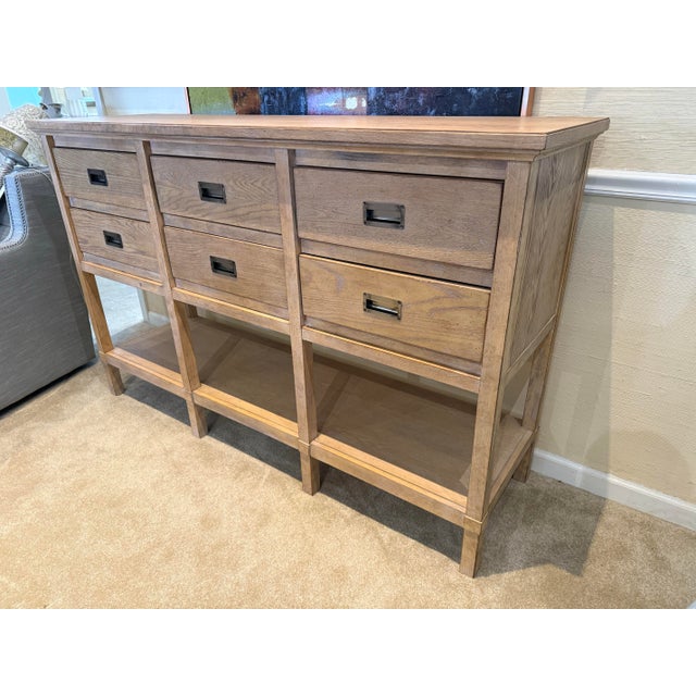 Brand New Pine and Oak Sideboard Server For Sale In New York - Image 6 of 9