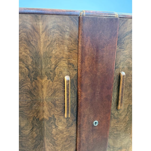 Mid 20th Century Art Deco Hanging Armoire With Drawers For Sale In San Francisco - Image 6 of 12