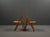Set of 2 made of beech wood, minimalist and elegant, park tables folding chairs in Bauhaus design.