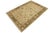 Art Nouveau Boho Chic Beige/Green Wool Rug - 4'2'' X 5'11'' For Sale - Image 3 of 10