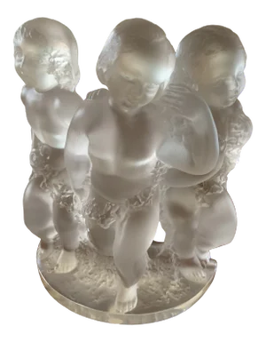 Lalique “Luxembourg” Cherubs Figurine