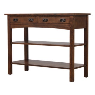 Stickley Mission Oak 2 Drawer Server Console For Sale