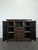 Wood Tall Oak Buffet in the style of Dudouyt For Sale - Image 7 of 9