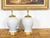 Wood Asian Modern Porcelain Vases Table Lamps - Pair For Sale - Image 7 of 10