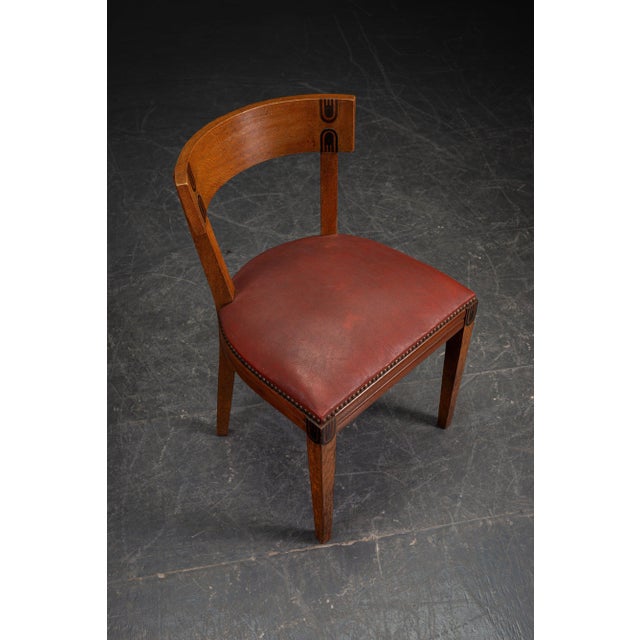 Art Deco Desk Chair by Maurice Dufrêne For Sale - Image 5 of 14