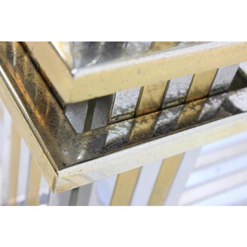 Sculptural Round Dining Table in Chrome and Brass attributed to Banci Firenze, 1970s For Sale - Image 11 of 13