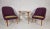 Wood Vintage Chairs and Table, 1960s, Set of 3 For Sale - Image 7 of 10