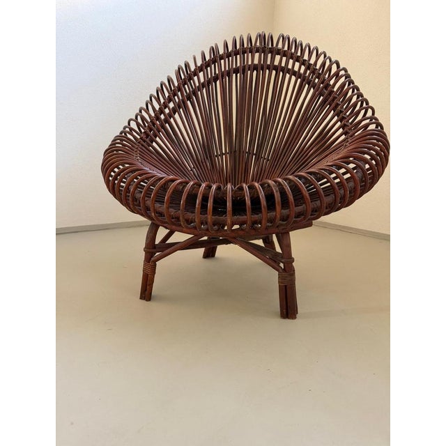 1960s Wicker Chair by Janine Abraham & Dirk Jan Rol for Dal Vera, 1960s For Sale - Image 5 of 8