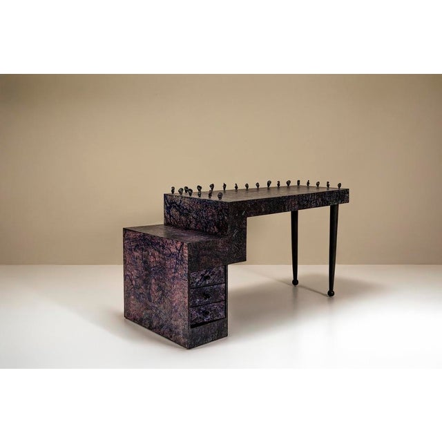 Postmodern Writing Desk by Bohuslav Horak for Anthologie Quartett, 1993 For Sale - Image 16 of 16