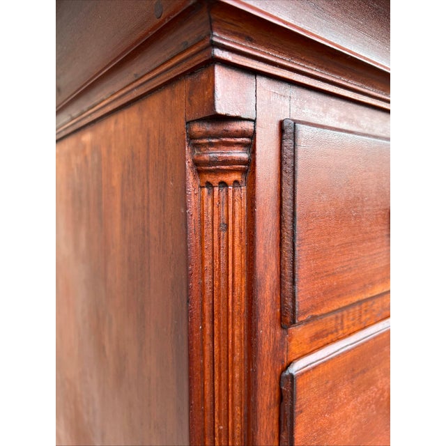A Very Fine Antique Cherry Chippendale Tall Chest, Bucks County, Pa, Circa 1790s For Sale - Image 9 of 12