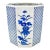 Vintage Blue and White Chinoiserie Cachepot For Sale