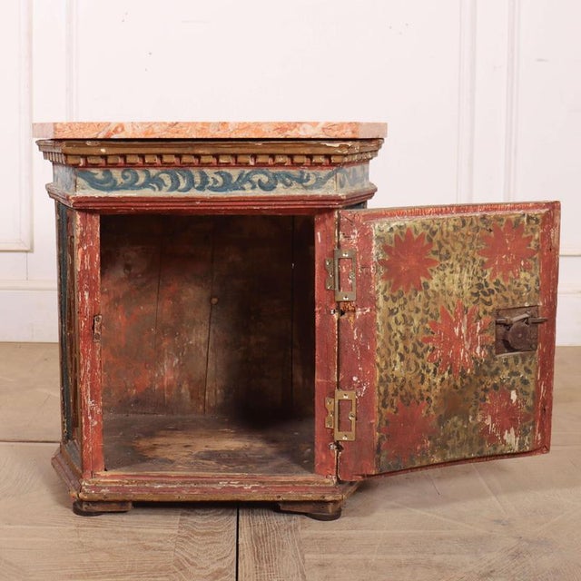 Italian Painted Apothecary Cabinet For Sale - Image 5 of 10