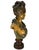French Carrier-Belleuse Patinated Plaster Female Bust For Sale - Image 3 of 7