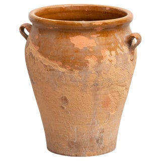 Traditional Spanish Ceramic Rustic Vase, 1960s For Sale