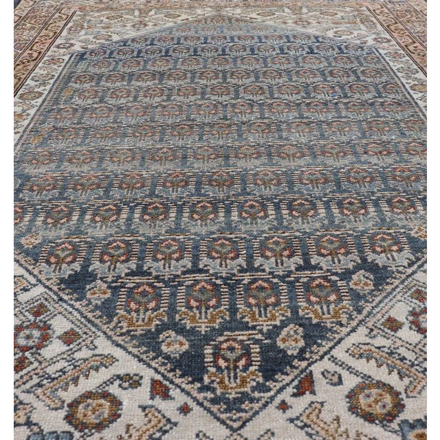 Tribal Antique Persian Malayer Rug With Intricate All-Over Herati Design 4'0 X 5'10 For Sale - Image 3 of 12