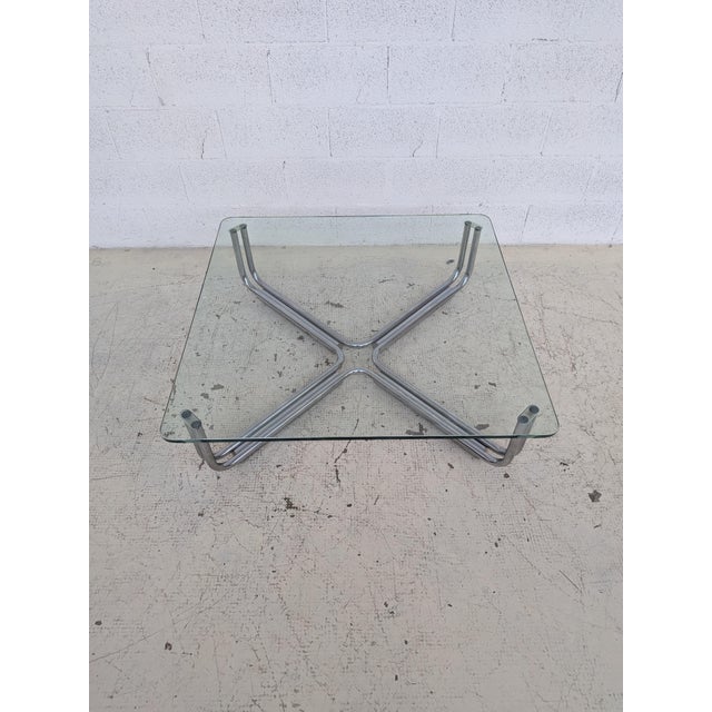 Metal Model 784 Coffee Table attributed to Gianfranco Frattini for Cassina, 1968 For Sale - Image 7 of 14