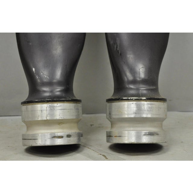 Black Vintage McCauley Tcp3ea Aluminum Propeller Blades Model 90dcb-8 - 2 Pc Set For Sale - Image 8 of 18