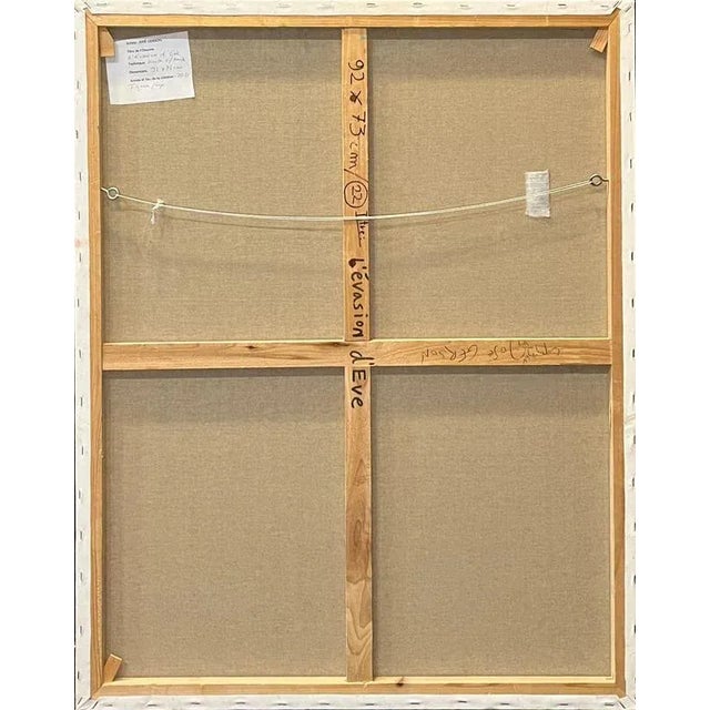 José Gerson, Eve's Escape, Oil on Canvas, 2005 For Sale - Image 10 of 11