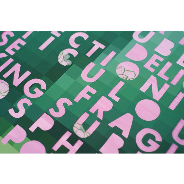 Contemporary Georgia? She's a Four, 2021 Original Collage by Emily Hoerdemann For Sale - Image 3 of 3