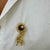 Gold Vintage Tiffany & Co. Schlumberger 18k Yellow Gold Lapis Lazuli Diamond Brooch For Sale - Image 8 of 8