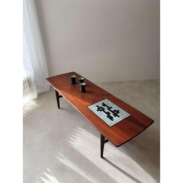 Vintage Model 9 Coffee Table by Louis Van Teeffelen for Wébé For Sale - Image 5 of 15