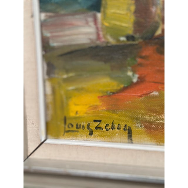 Louis Zelig, Fruit, 1960s, Oil on Canvas, Framed 72 × 55 Cm For Sale - Image 10 of 18