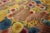 Textile Fantabulous Yellow-Saffron Background With Multicolored Daisies in a Floral Design Art Deco Rug For Sale - Image 7 of 10