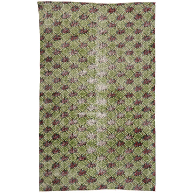 Vintage Turkish Sivas Rug - 05'07 x 08'11 For Sale - Image 11 of 11