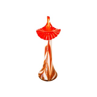 Vintage Vase in Murano Multilor For Sale