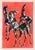 Ernst Bräuer, Three Horses Against Red, 1963, Monotype Paint For Sale - Image 12 of 12