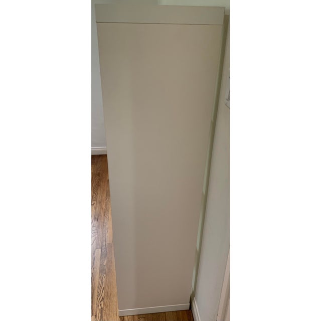 White Vintage Cubby Hole Wood Bookcase For Sale - Image 8 of 9